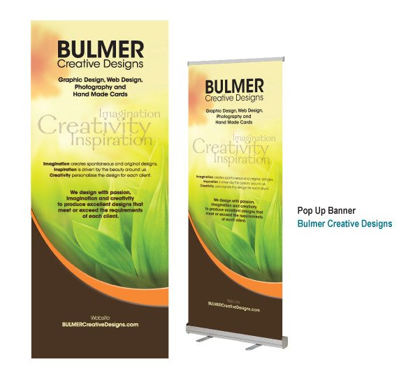 Bulmer Creative Designs Pop Up Banner