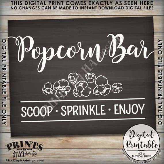 Best 25 Popcorn bar ideas on Pinterest