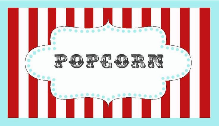 free printable popcorn signs Video Search Engine at
