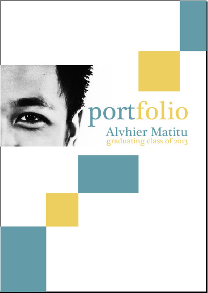 professional portfolio cover page Google Search