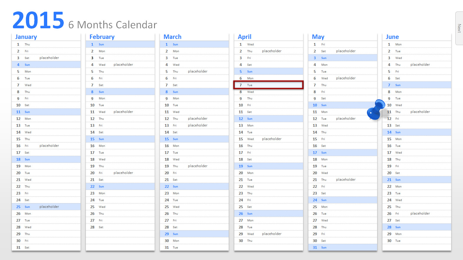 PowerPoint Calendar The Perfect Start for 2015