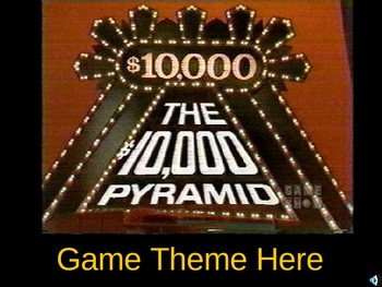 $10 000 Pyramid PowerPoint Game Show template by Teacher