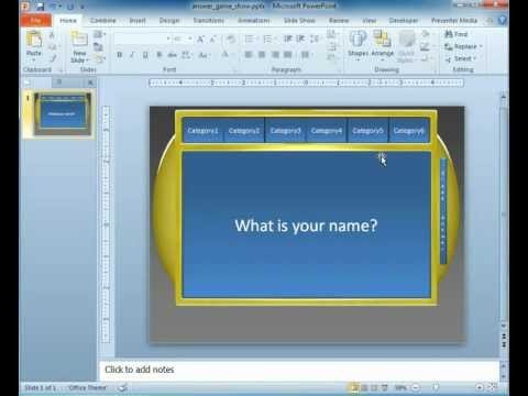 Game Show PowerPoint template