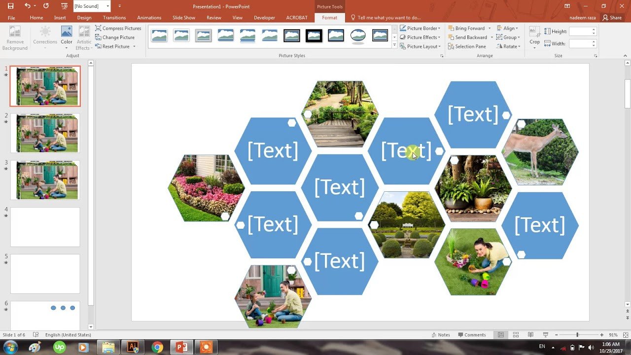 How to create collage of s in seconds in Powerpoint