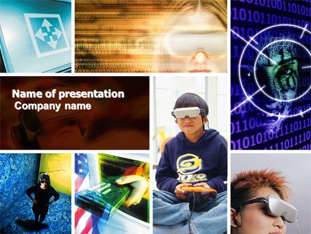 Virtual Reality Collage Presentation Template for