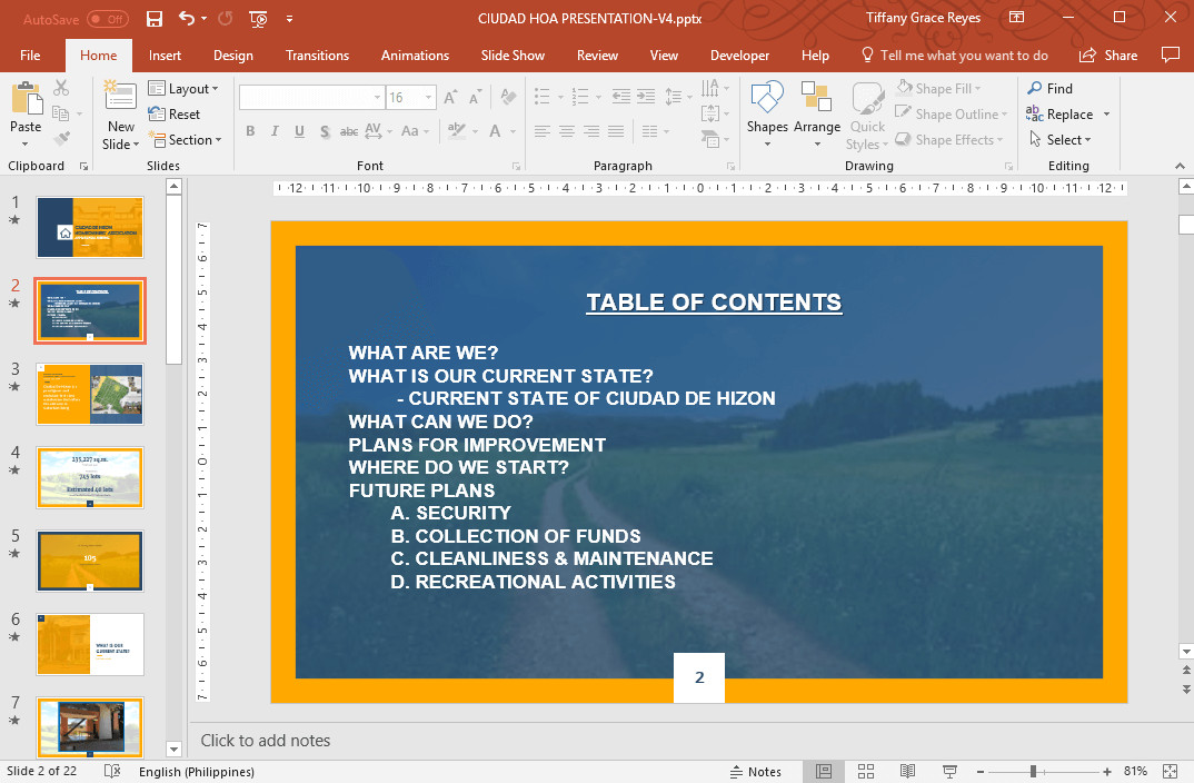 How to Make Table of Contents in PowerPoint