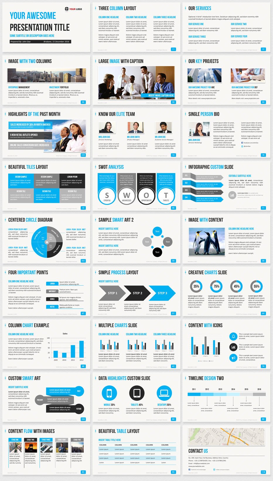 Ultimate Professional Business PowerPoint Template 1650