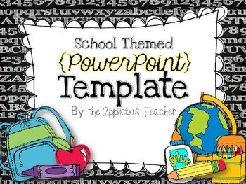 Back to School PowerPoint Template by The Applicious