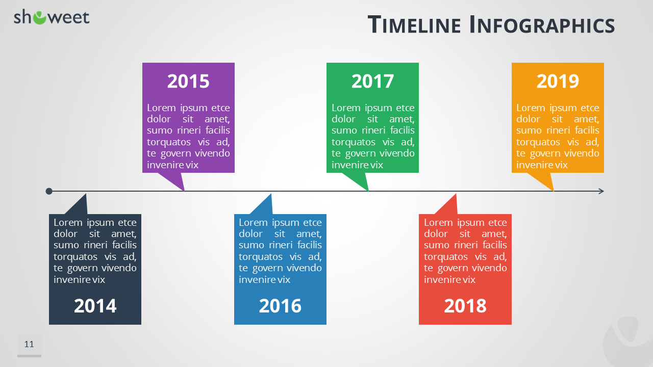 Timeline Infographics Templates for PowerPoint