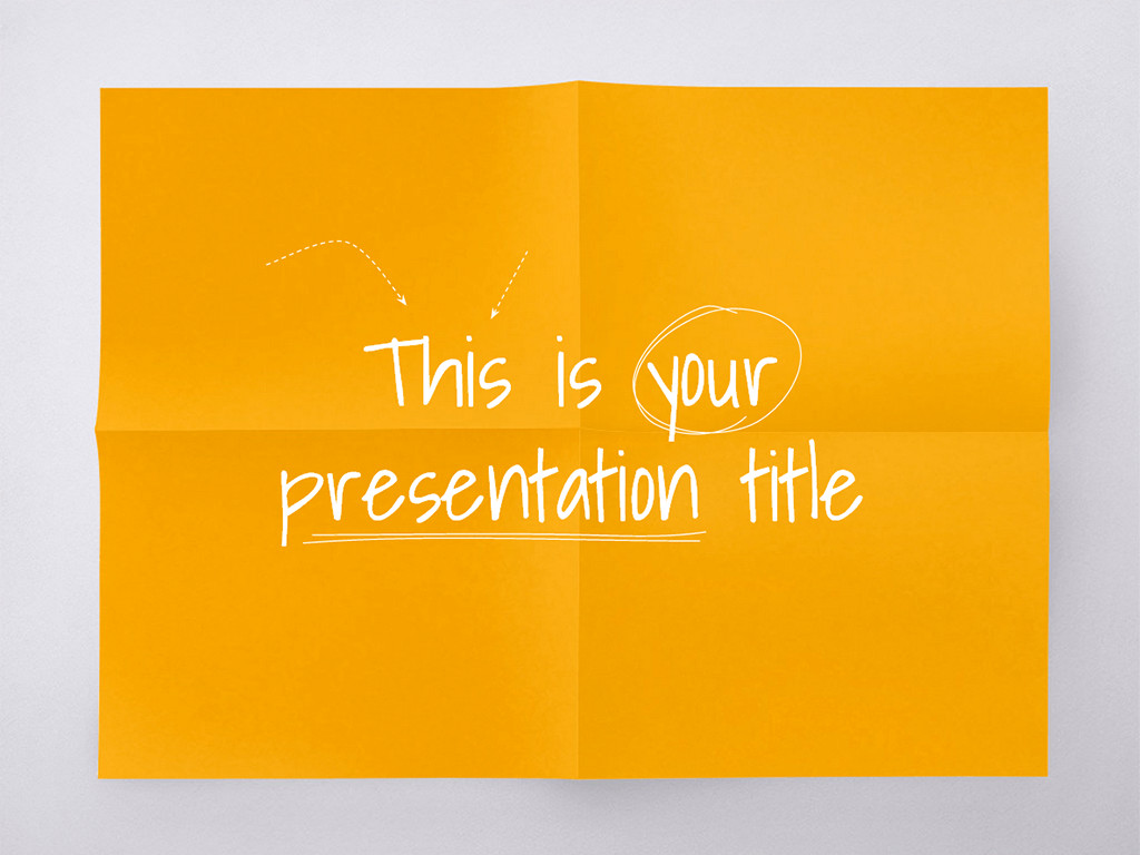 Free playful Powerpoint template or Google Slides theme