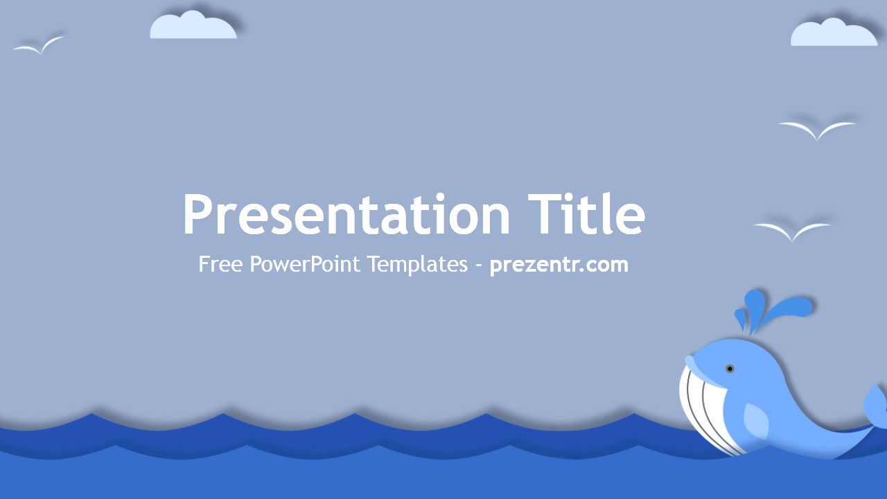 Free Whale PowerPoint Template Prezentr PowerPoint Templates