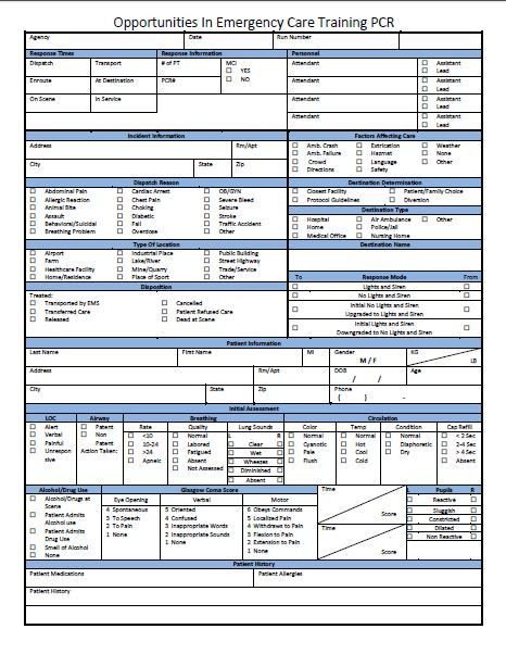 16 best images about EMS Paperwork on Pinterest
