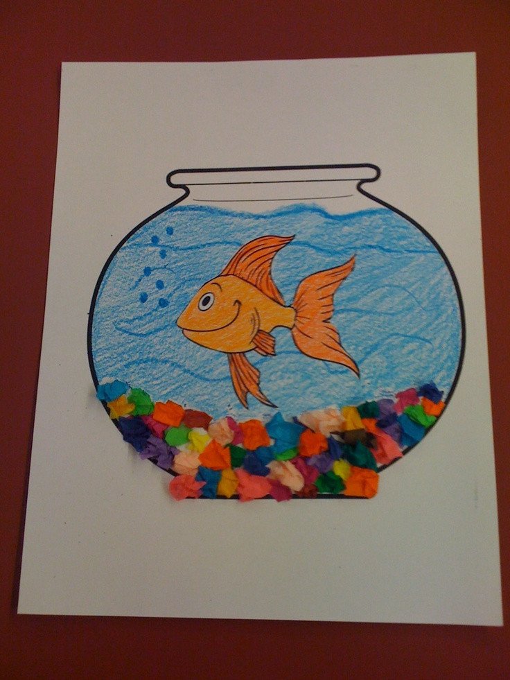pets fish bowl craft Preschool Pinterest