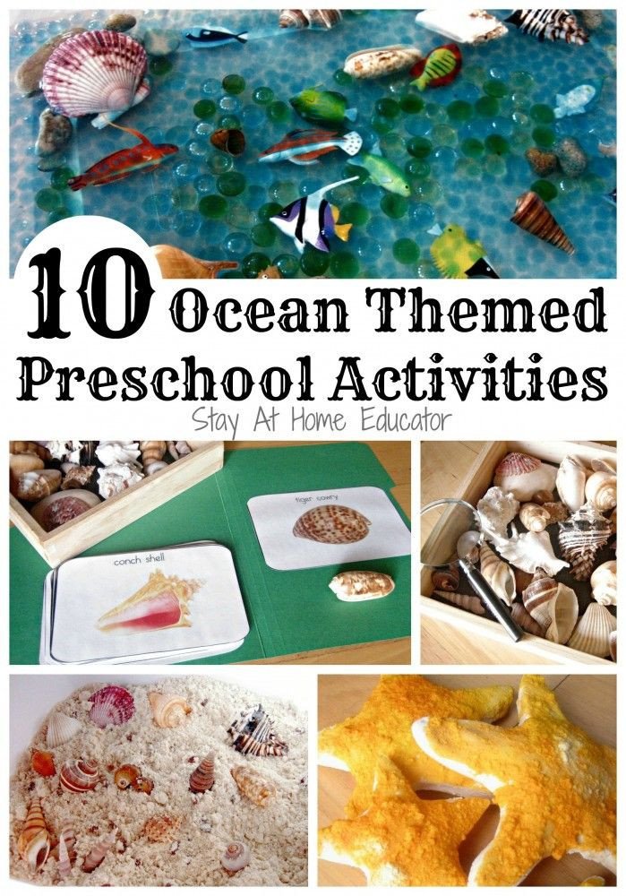 Ten Ocean Themed Preschool Activities