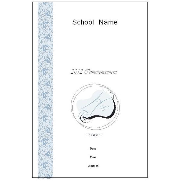 Want to Make Your Own Graduation Program Templates Make