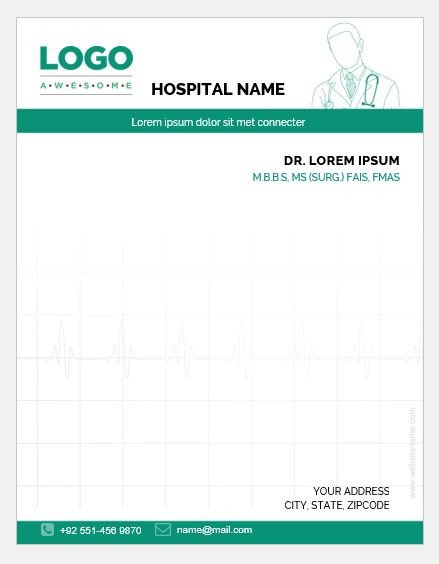 5 Doctor Prescription Pad Templates for MS Word