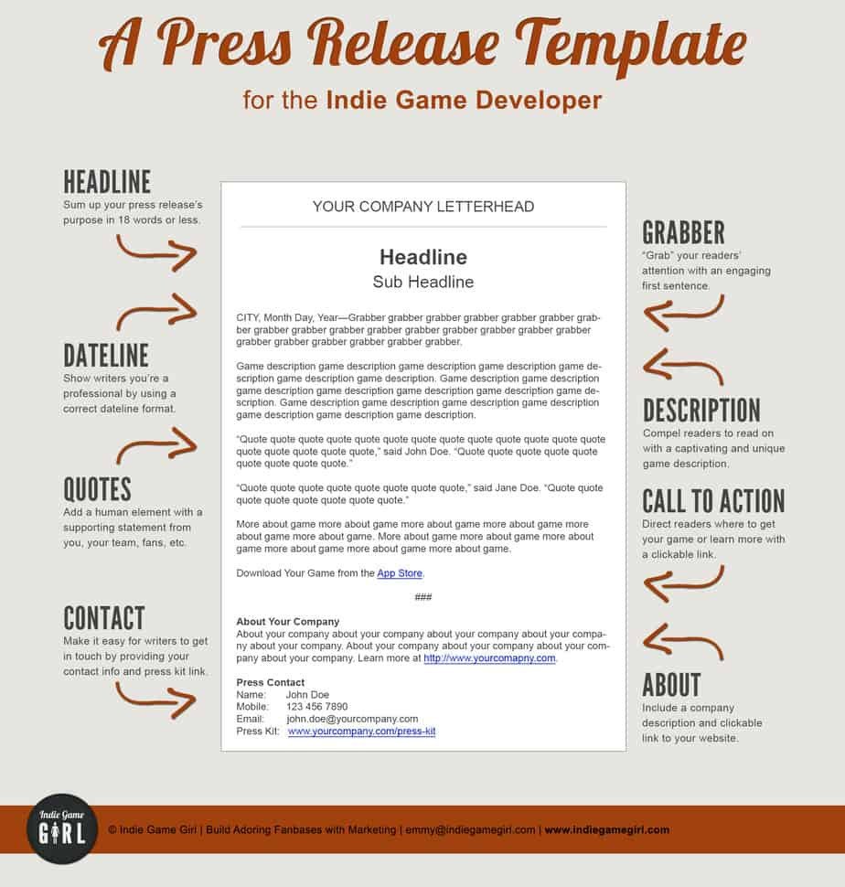 6 Press Release Templates Excel PDF Formats