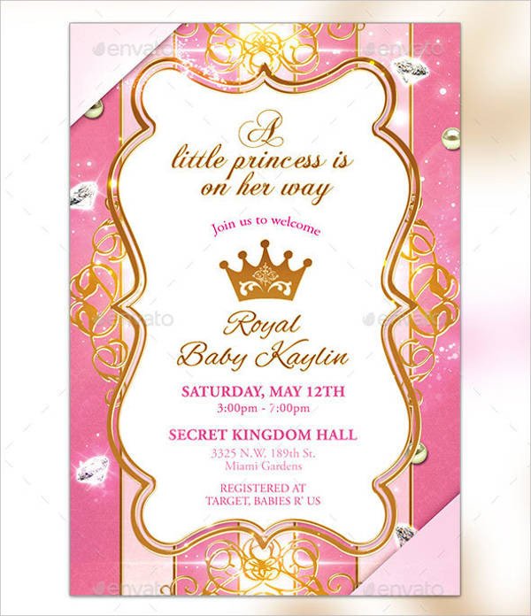 18 Beautiful Princess Invitations PSD AI