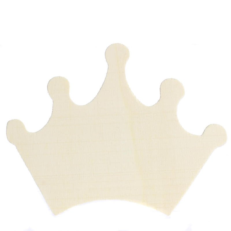 Unfinished Wood Princess Crown Cutout Wood Cutouts