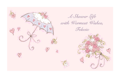 Shower of Wishes Greeting Card Bridal Shower Printable
