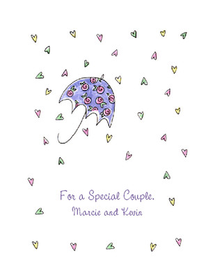 Wishes to Special Couple Greeting Card Bridal Shower