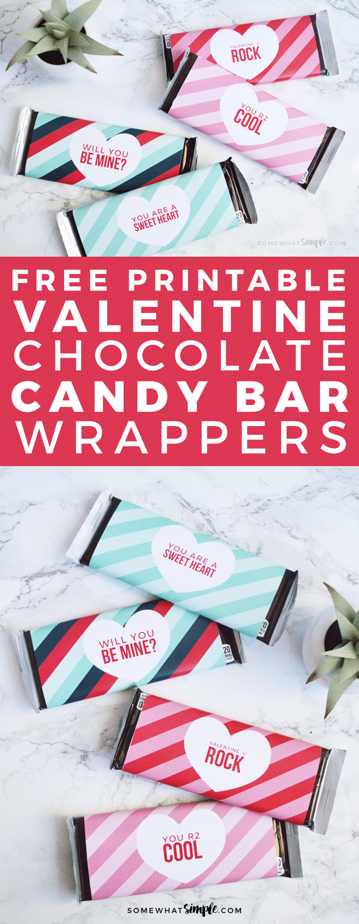 Valentine Candy Bar Wrappers Printable Somewhat Simple