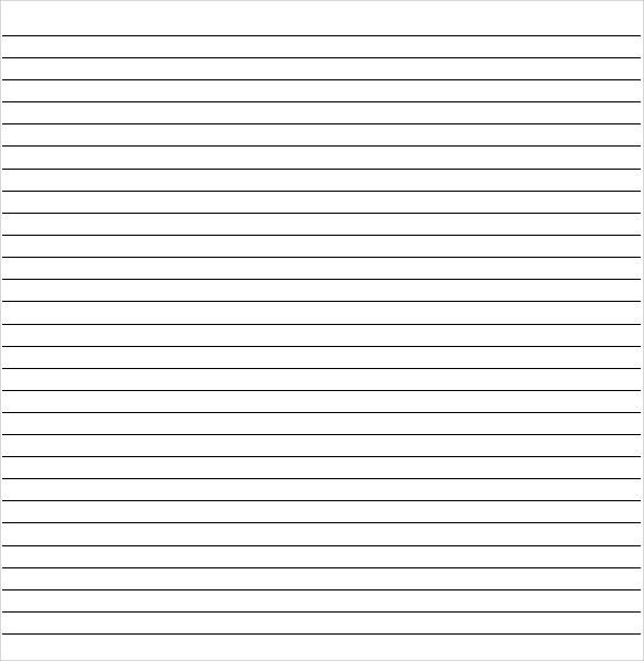 30 Printable College Ruled Paper