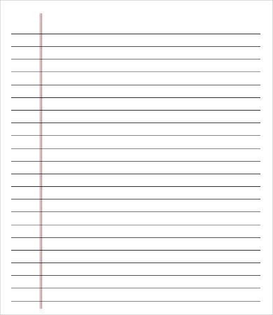 Lined Paper Pdf Wide Ruled