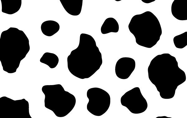 Cow Print Vector Vector
