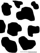 Free Cow Spot Printable just print on label paper cut