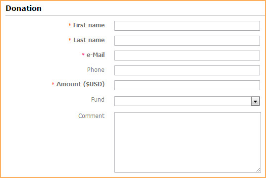 6 Free Donation Form Templates Excel PDF Formats