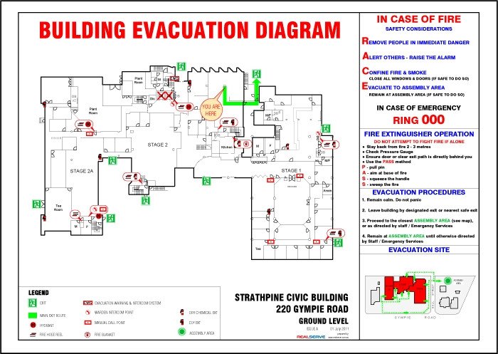 Free Fire Evacuation Plan Template