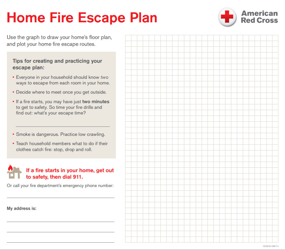 Your Home Fire Escape Plan – Central & South Texas Region