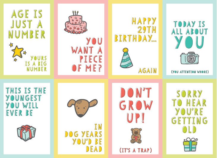 Free Funny Printable Birthday Cards for Adults Eight