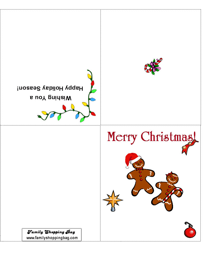 Printable christmas card christmas printable cards