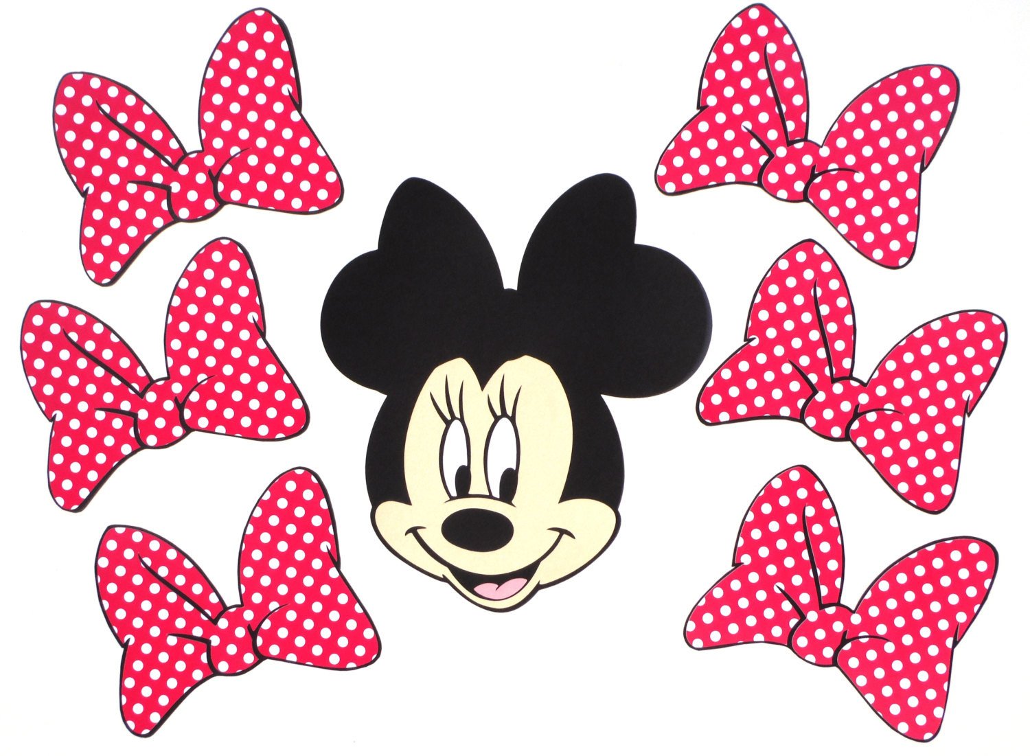 Minnie Mouse Free Bow Printables ClipArt Best