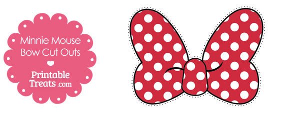 Printable Minnie Mouse Bow Cut Outs — Printable Treats
