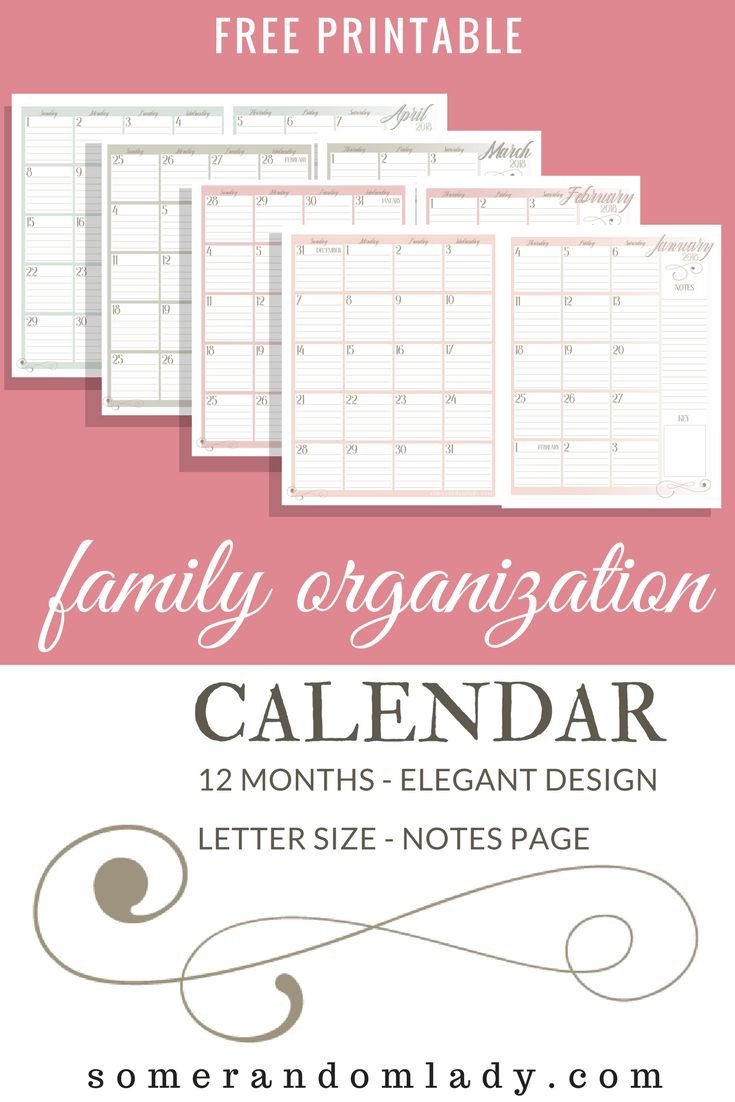 25 unique Monthly calendars ideas on Pinterest