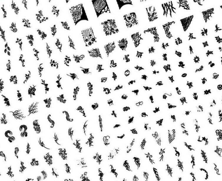 30 Printable Nail Art Stencils | Simple Template Design