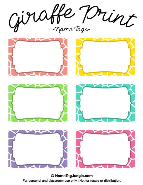 25 best ideas about Printable Name Tags on Pinterest
