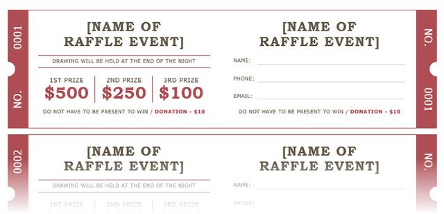 How to Get a Free Raffle Ticket Template for Microsoft Word