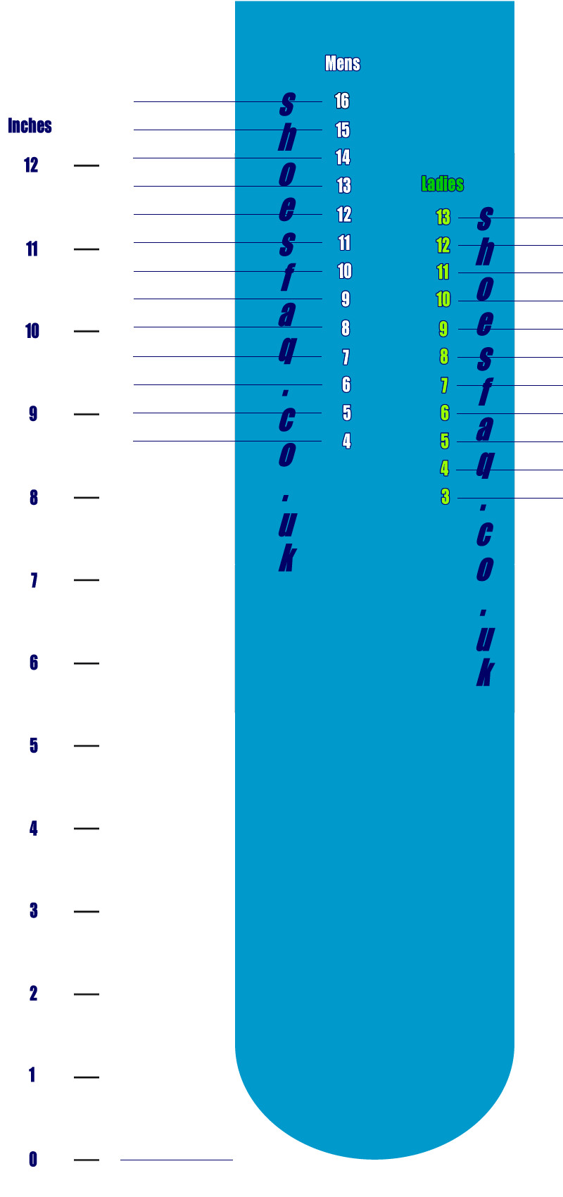 29 of Adult Shoe Sizing Template