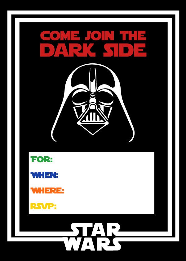FREE Star Wars Party Printables A No Stress Way to a