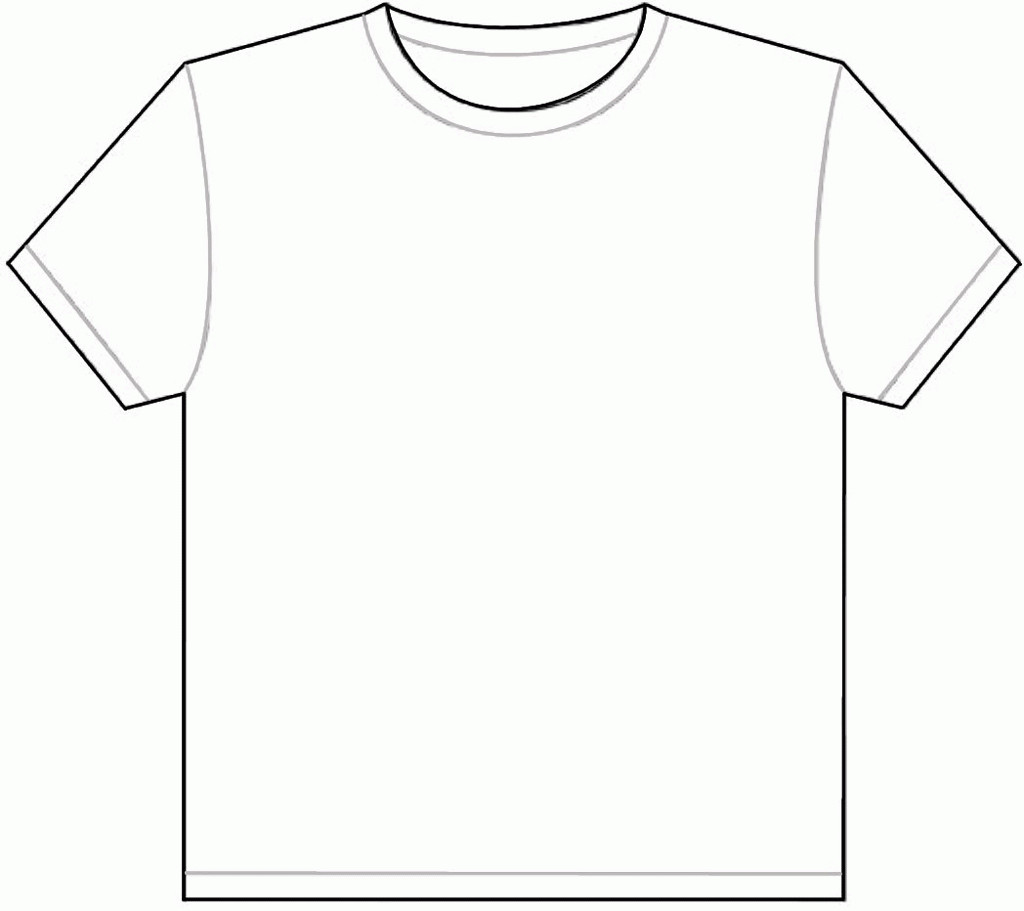 Best s Printable T Shirt Template Blank T