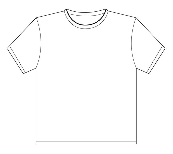 T Shirt Outline Printable ClipArt Best