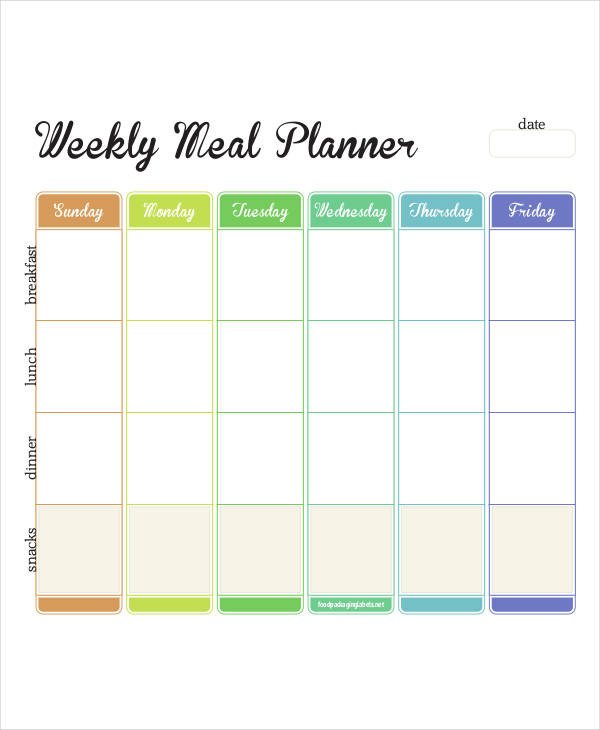 Printable Weekly Planner 11 Free PDF Documents Download