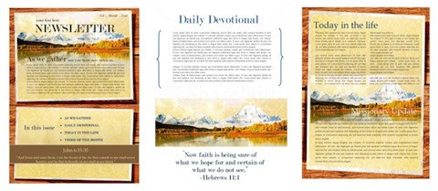 The Power of a Printable Newsletter Template faith