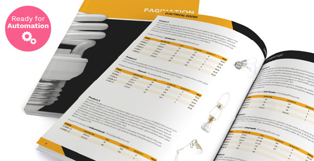 InDesign Free Catalog Template Pagination
