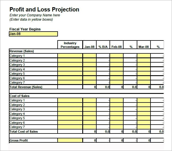 20 Sample Profit and Loss Templates Docs PDF Apple