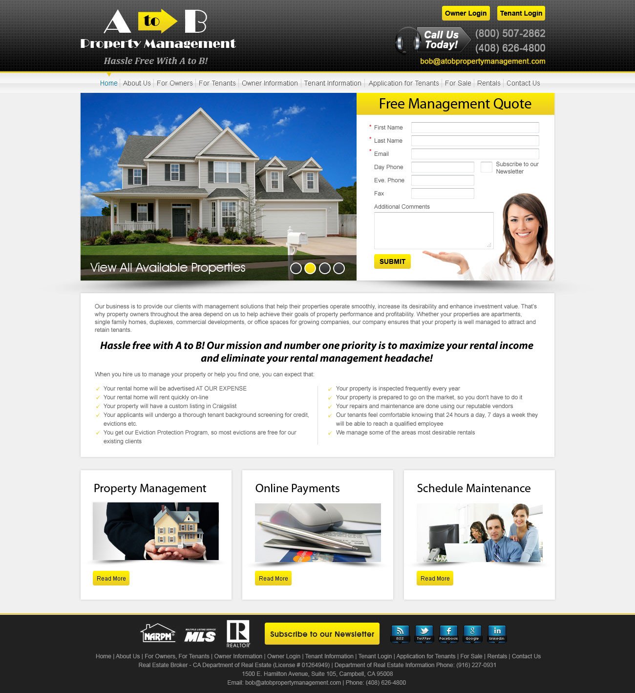 Custom WordPress Theme for Property Management Websites